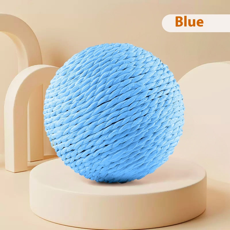 Jouet de chat surdimensionné de boule de sisal auto-soulèvement
