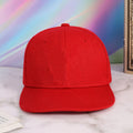 Casquette de baseball rouge pour hommes et femmes - Style Tall - Street Hip-Hop Look - Outdoor M