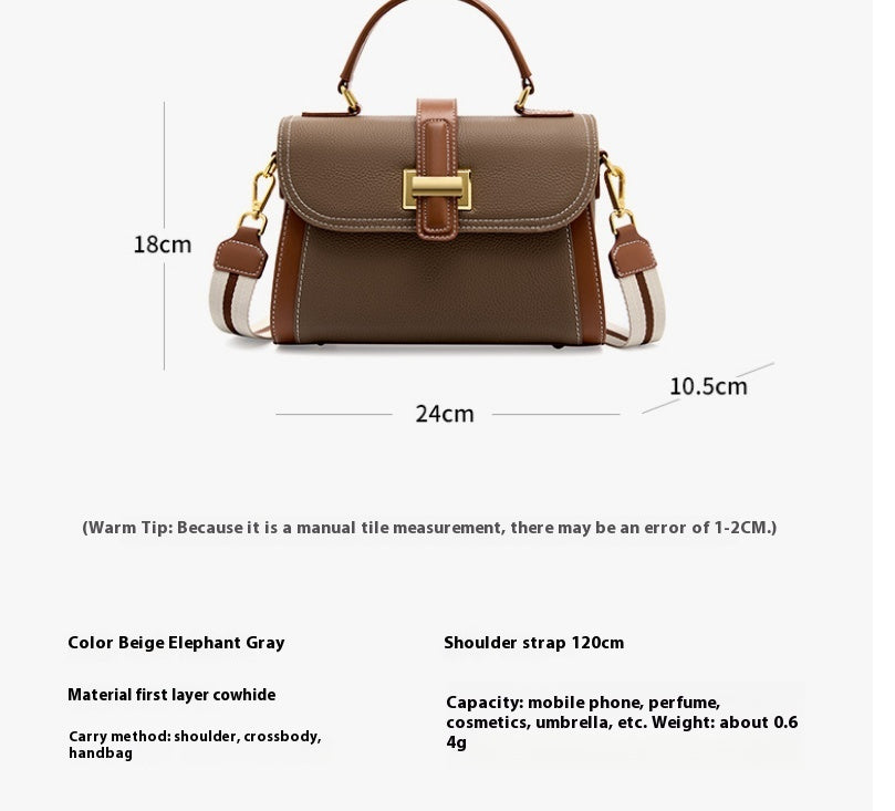 Sac à main polyvalent en cuir pour femmes