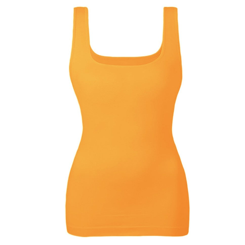 Tummy Control Femme Formewear Tank Tops Seamless Square Neck Compression Tops Slimming B