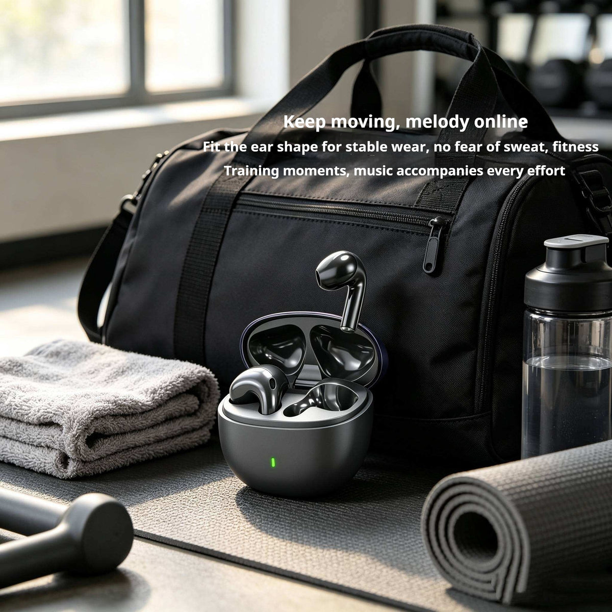 KP-230 Ecouteurs Bluetooth sans fil les plus vendus Conception semi-in-auriculaire Basse Latence Haute Son Q