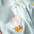 Chandail occasionnel des filles Brodé tricot haut
