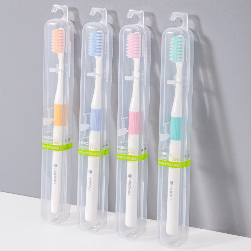 Brosse à dents portable voyage-bleu-pp-1 pièce