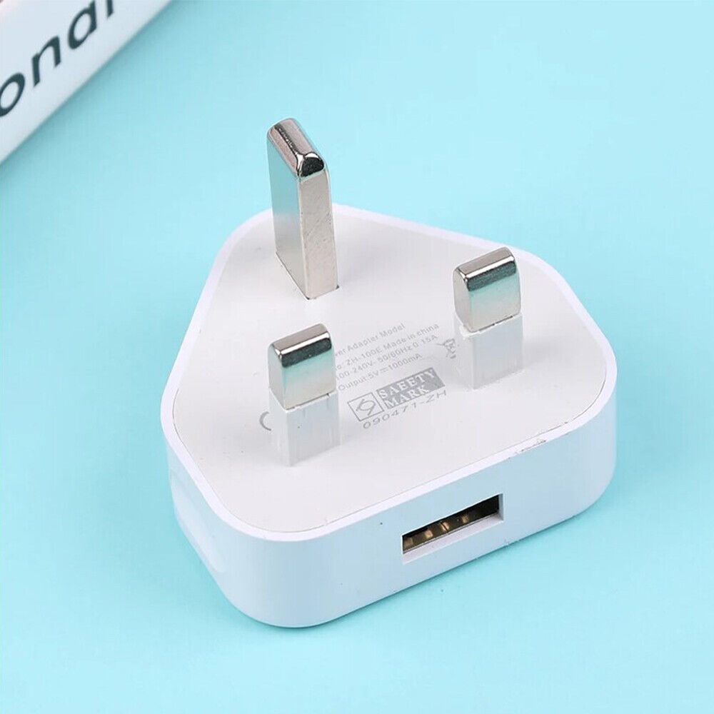 Adaptateur de secteur de prise USB 3 broches pour téléphones