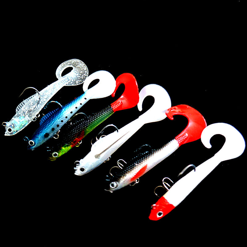 Curled tail lure