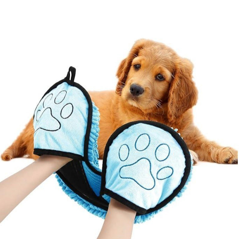 Serviette de bain pour animaux de compagnie