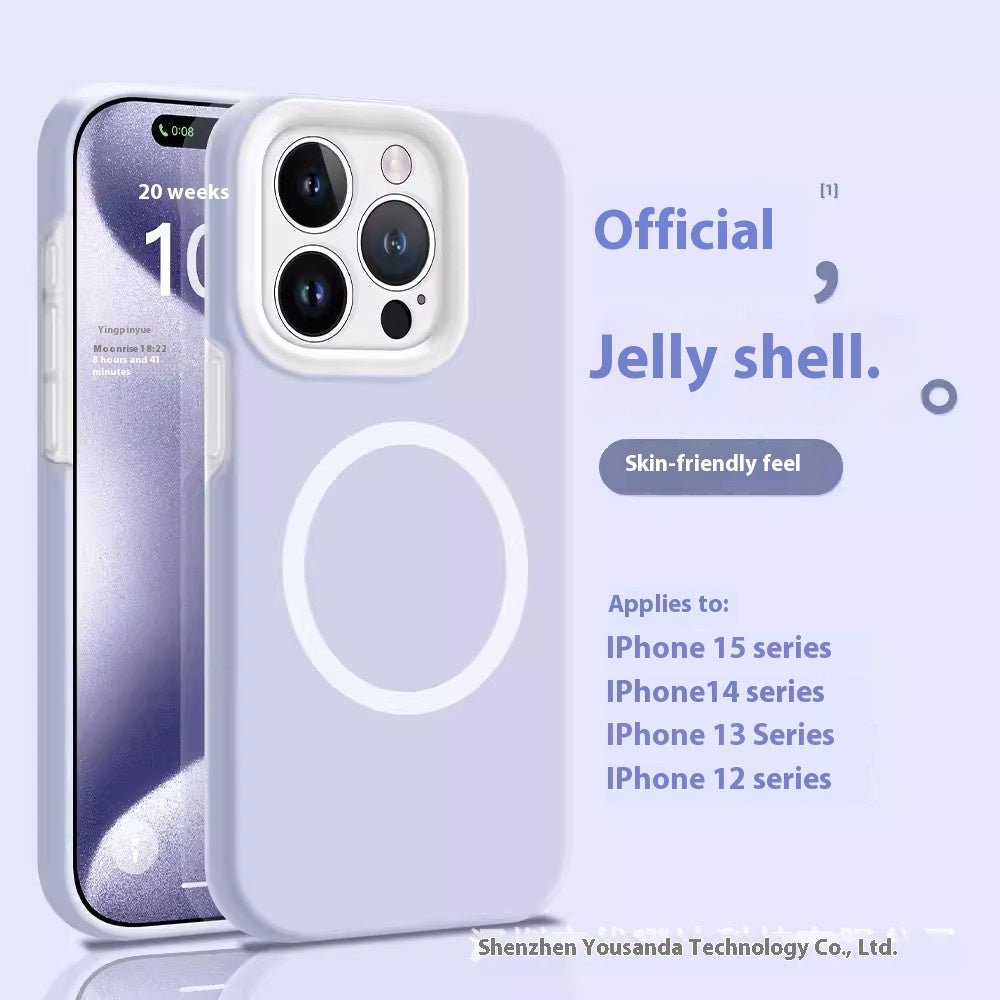 Jelly liquide magnétique Silica Gel boîtier de téléphone