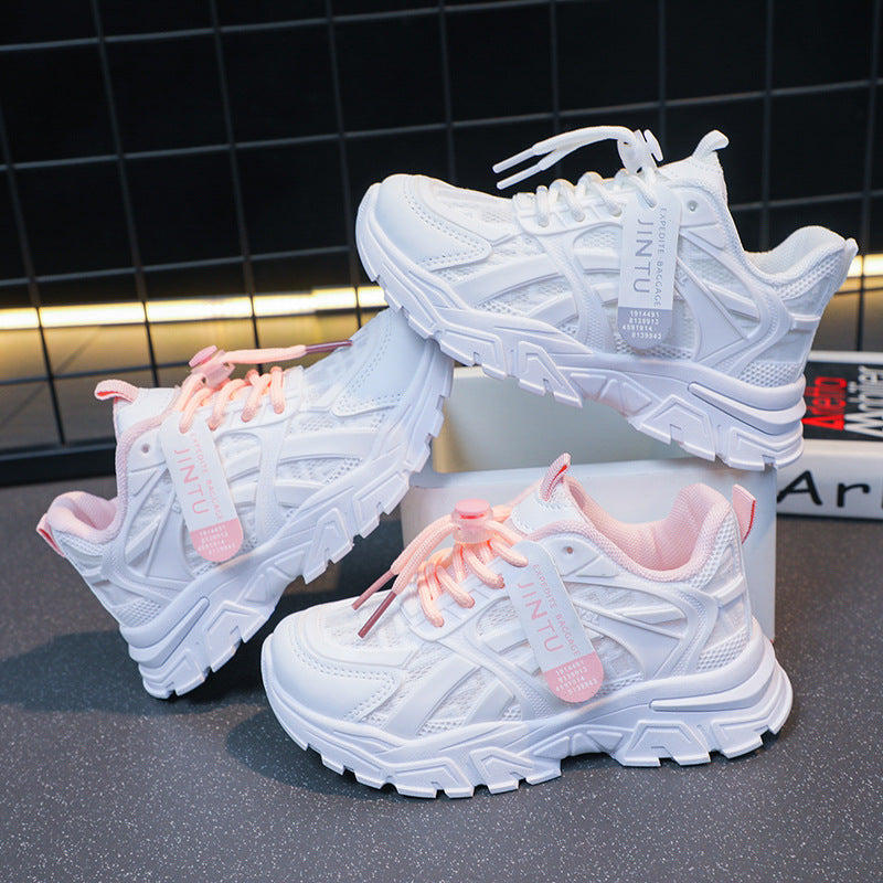 Garçons 'et filles' confortable respirant blanc chaussures pour étudiant