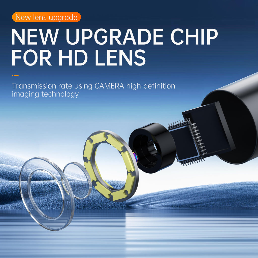 HD étanche Endoscope caméra haute luminosité LED lumières pour maison plomberie et automobile R