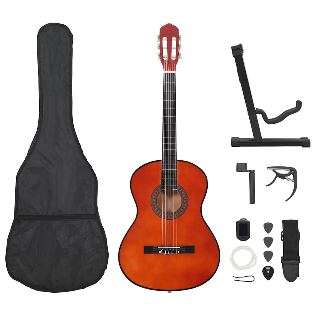 Set de guitare classique 12 pièces pour débutants 4-4