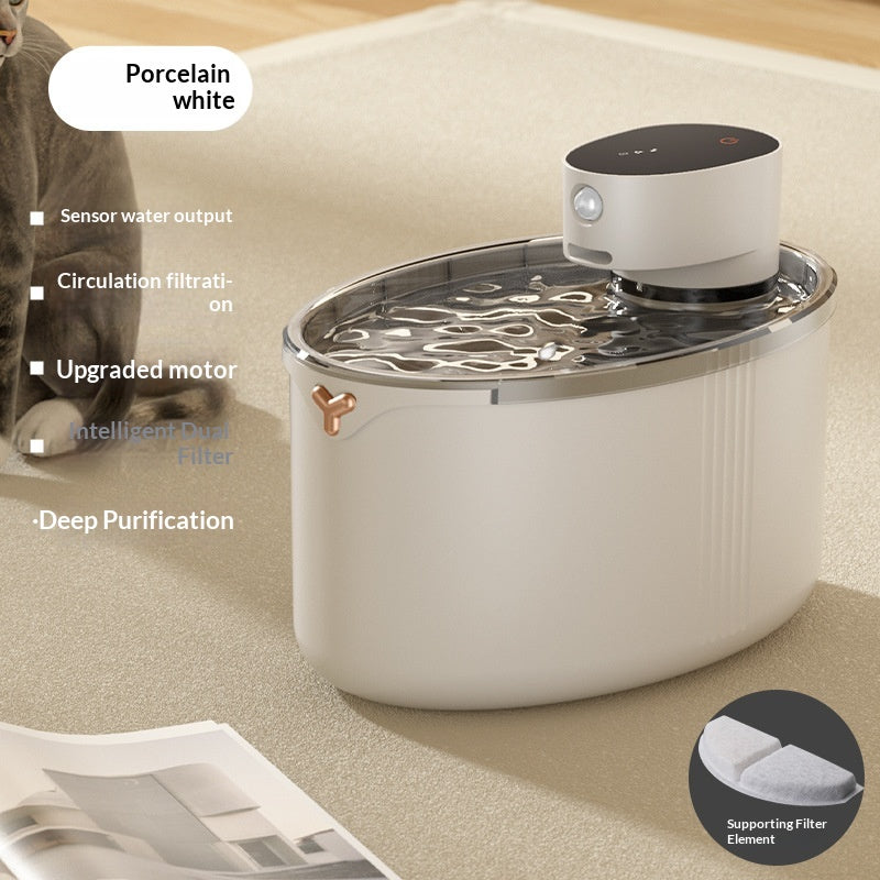 Fontaine d'eau pour animaux intelligents