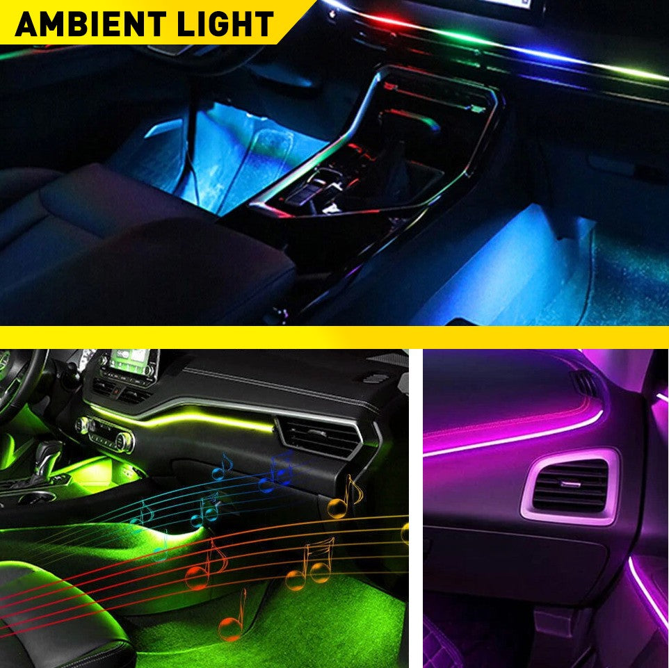10in1 Perle LED complète Symphony Dream Car intérieur éclairage ambiant sans fil Kit UK