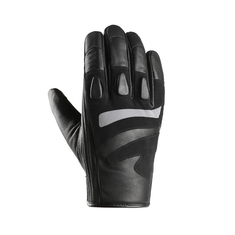 Gants d'hiver en plein air à écran tactile avec doublure en polaire imperméable et coupe-vent pour