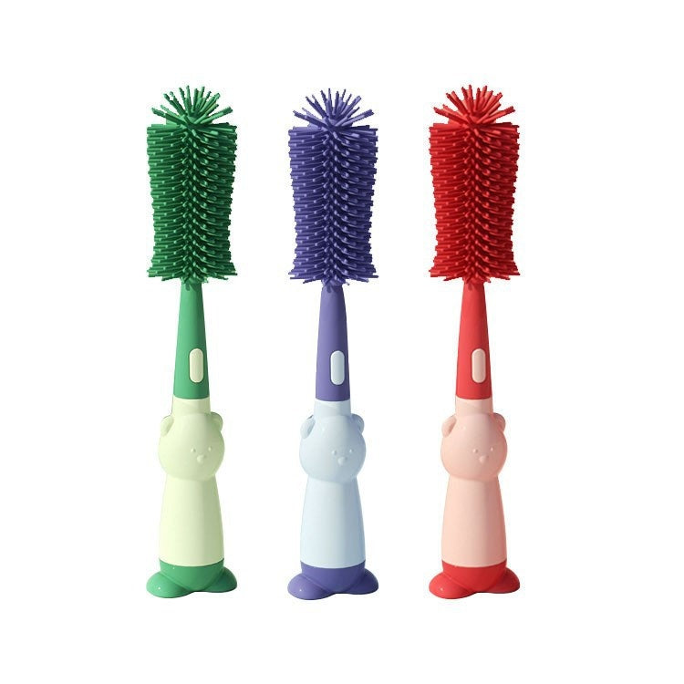 Brosse de robinet de nettoyage en silicone multifonctionnel