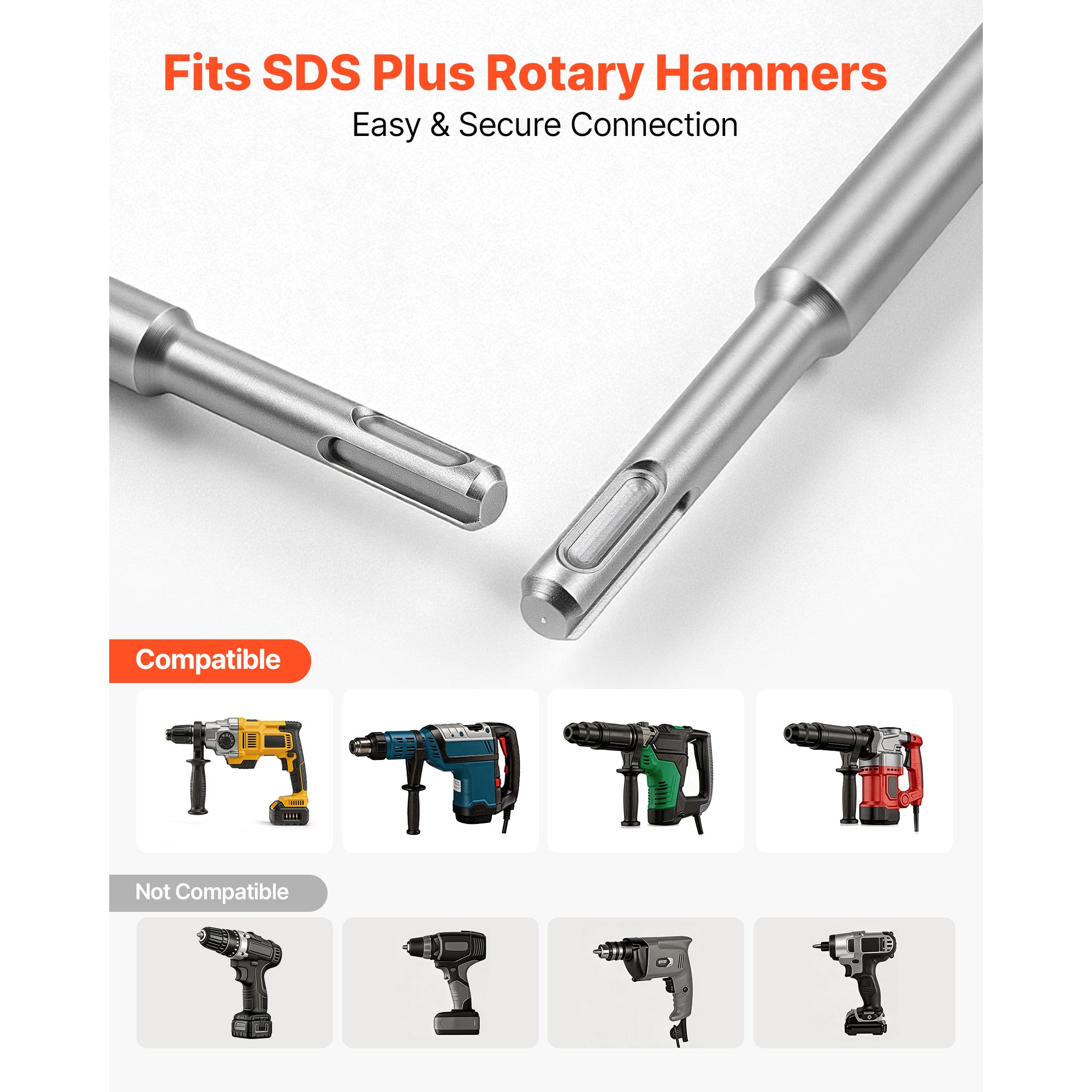 Ensemble de chisel SDS Plus