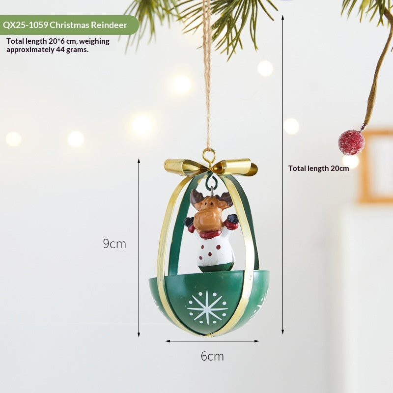 Pendentif décoratif en fer forgé, boîte aux lettres pour personnes âgées