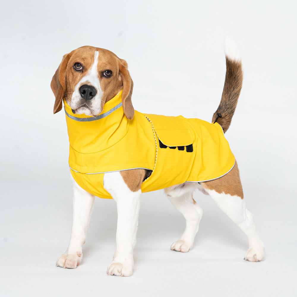 Veste de puffer pour animaux imperméable et imperméable à la poussière imperméable à l'eau pour chiens