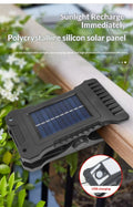 Portable extérieur Patio Human-Body-sensing Solar-Powered LED Wall Light