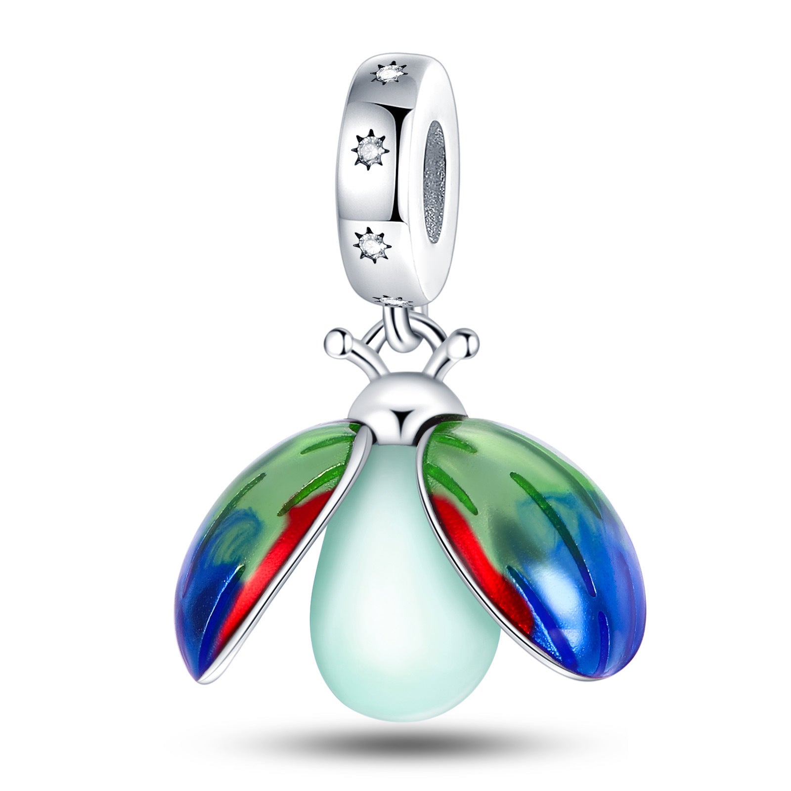 Bracelet pendentif caméléon irisé noctilucent bricolage Accessoire