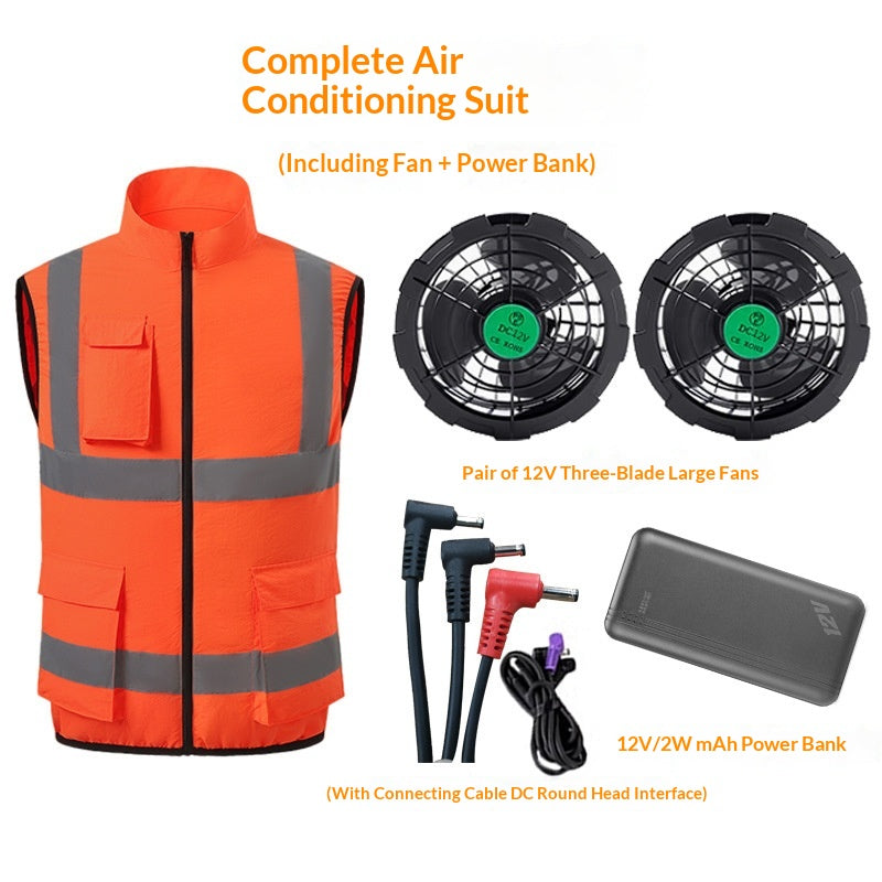 Ventilateur de refroidissement d'été Veste de climatisation