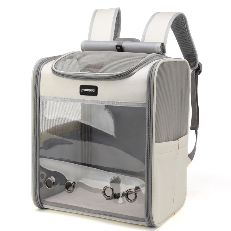 Sac à dos portable pour animaux de compagnie de grande capacité pour usage extérieur
