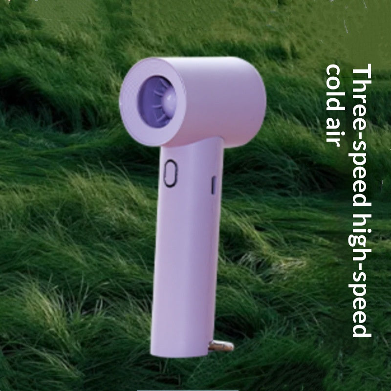 Robinet de fermeture à crochet et boucle Brushles Rechargeable Portable Mini ventilateur portatif