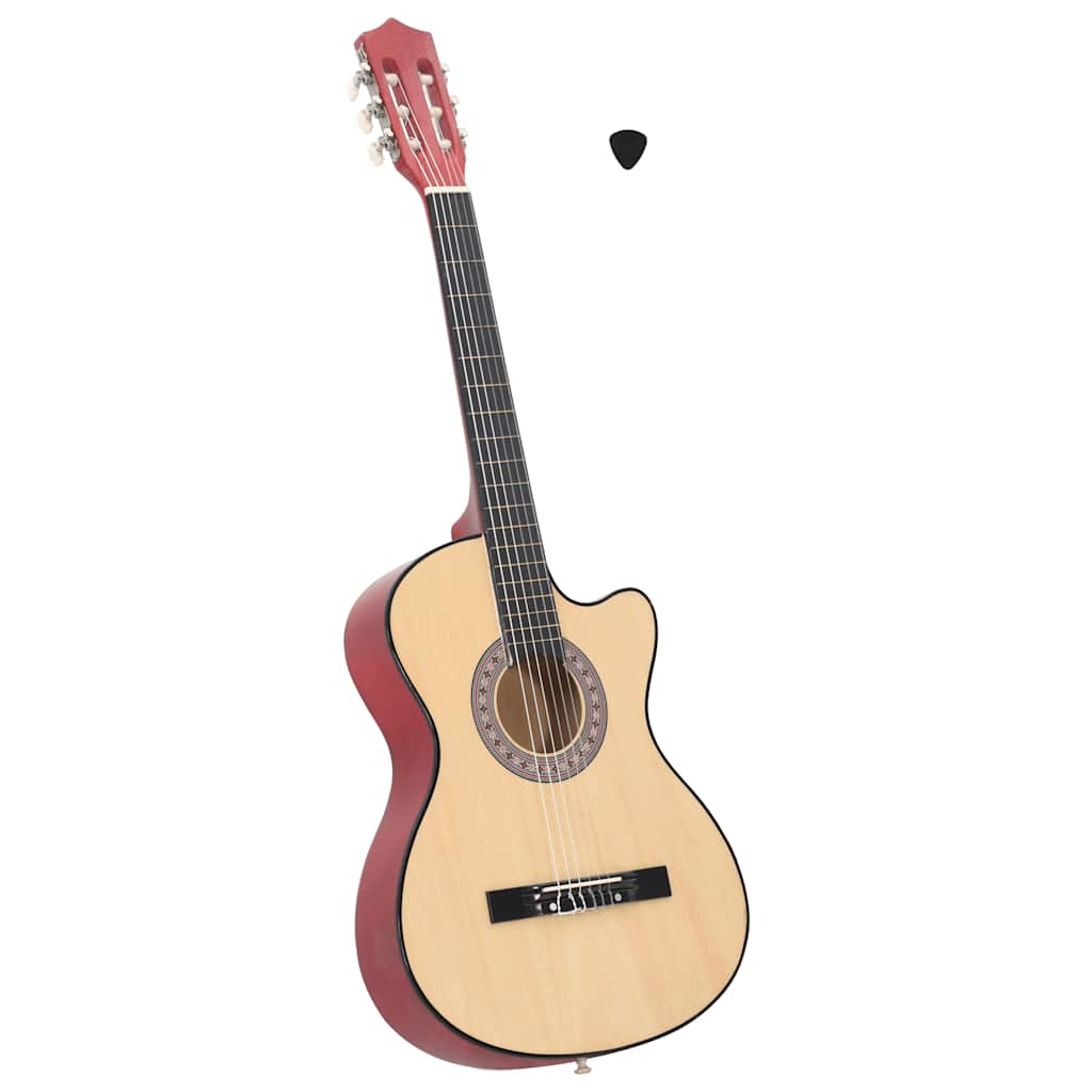 Cutaway acoustique avec 6 cordes 38"