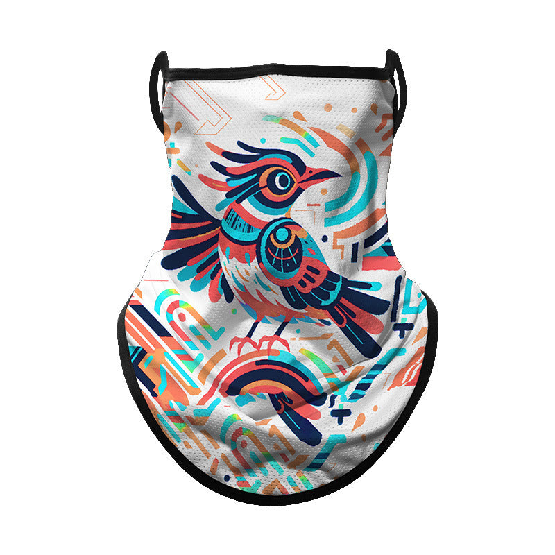 Moto Riding Masque visage protecteur solaire Casque d'oreille pour femmes