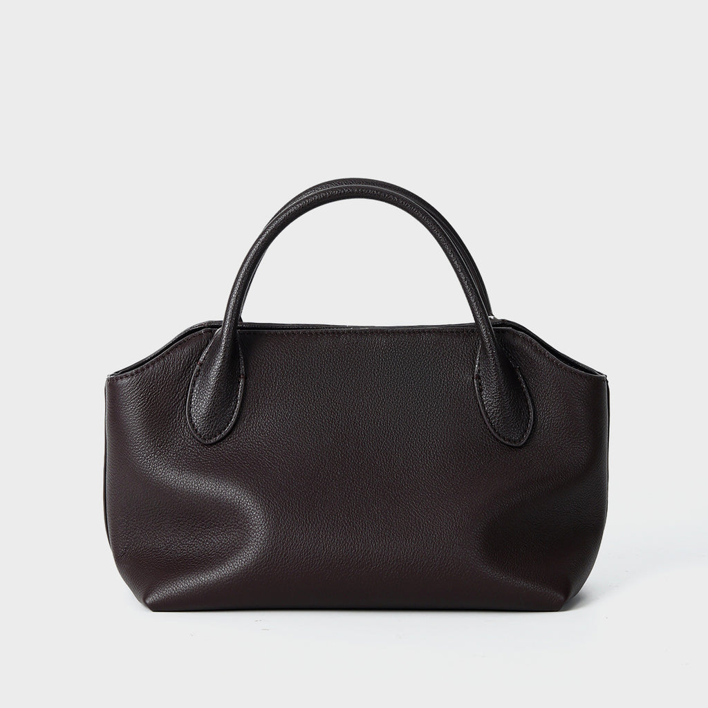 Sac à main en cuir véritable de luxe léger d'été avec une poignée courte fabriquée à partir de la vache à grains supérieurs