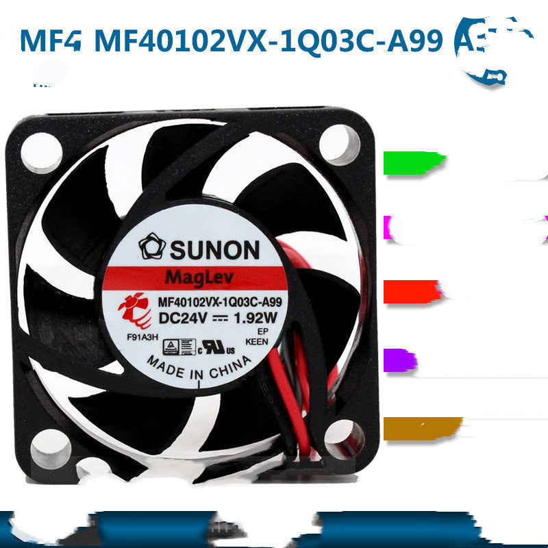 MF40102VX-1Q03C-A99 Ventilateur à grand volume d'air 24V 4 Cm