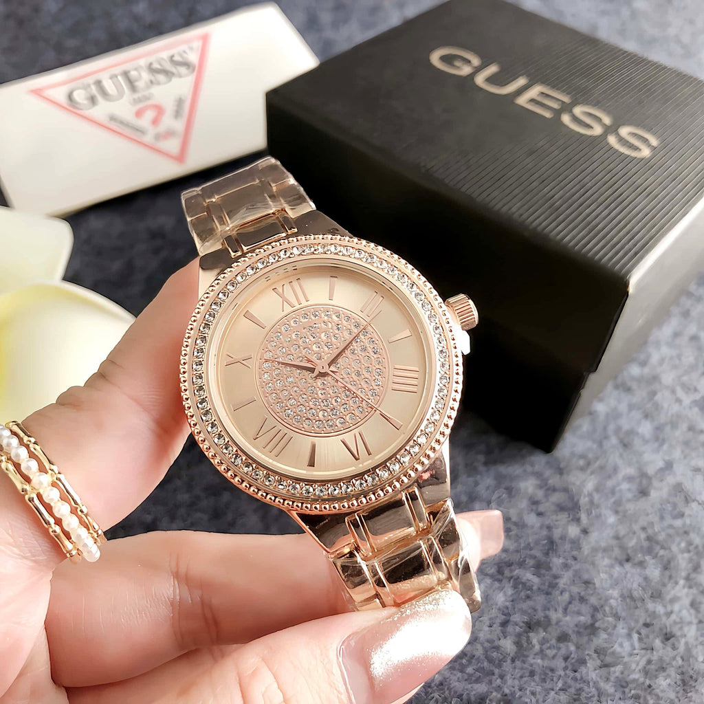 Montre élégante et sophistiquée avec un grand cadran Une pièce d'art de niche pour les femmes
