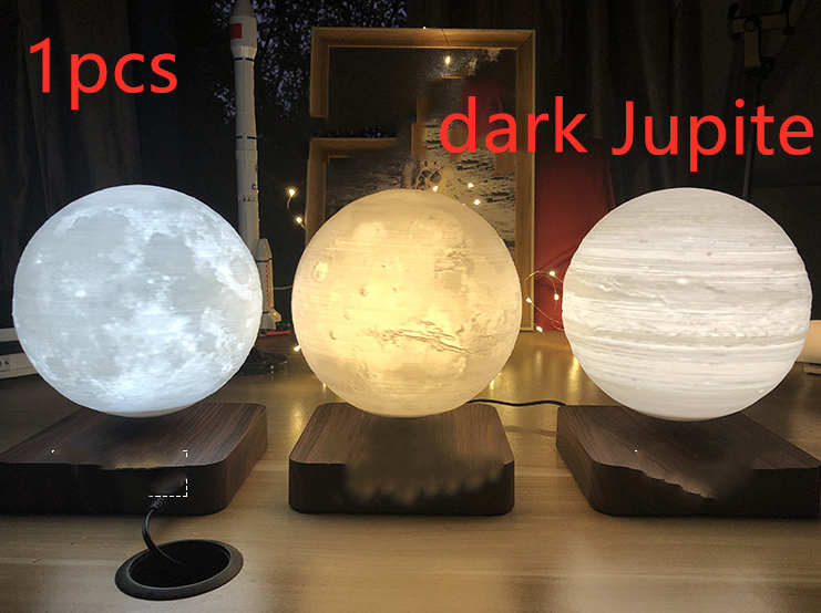 Lampe de table magnétique Lune Lumière impression 3D Planète Lumière de nuit