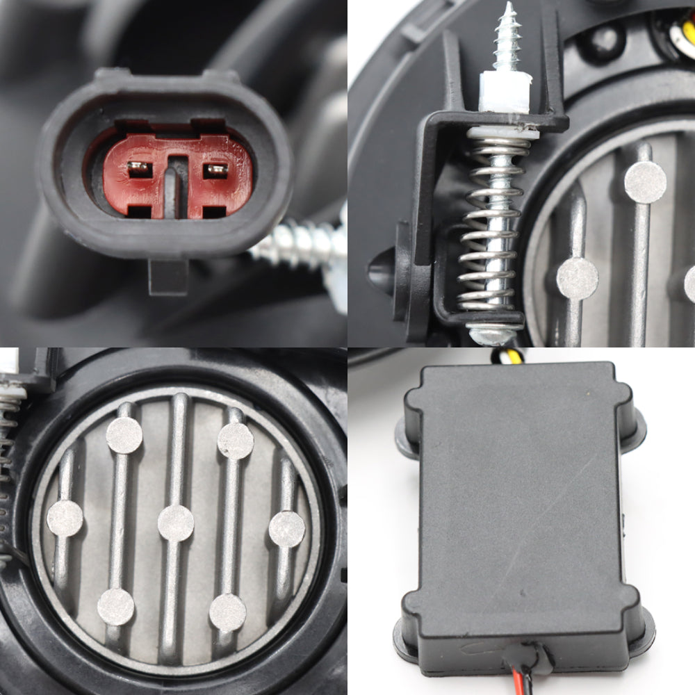 Paire LED Fog Lights Compatible avec 2000-2015 Freightliner CenturyColumbia