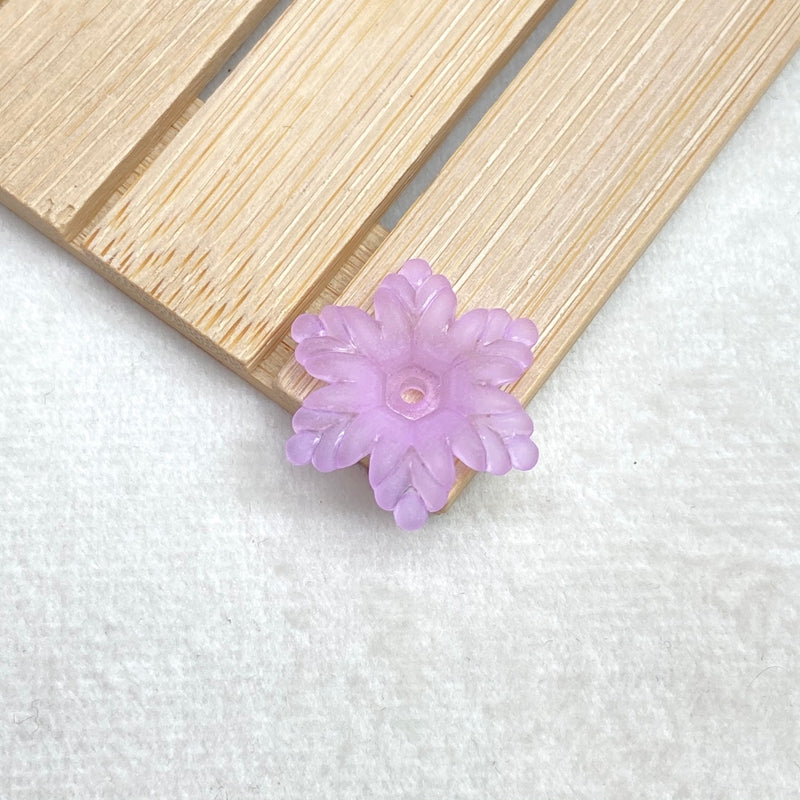 Matte Acrylic Snowflake Spacers