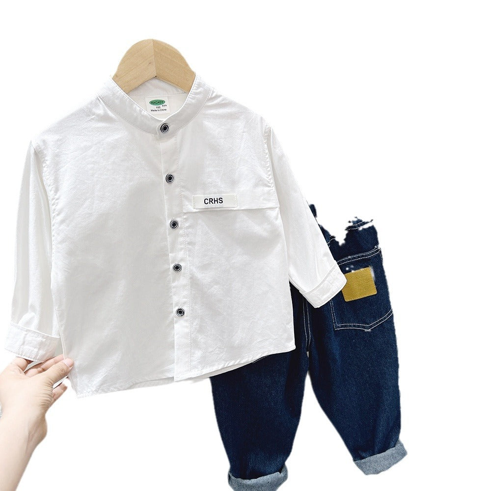 Chemise à manches longues pour garçons