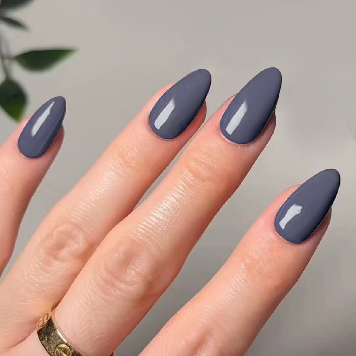 Femmes Solid-colore Glossy Artificial Nails