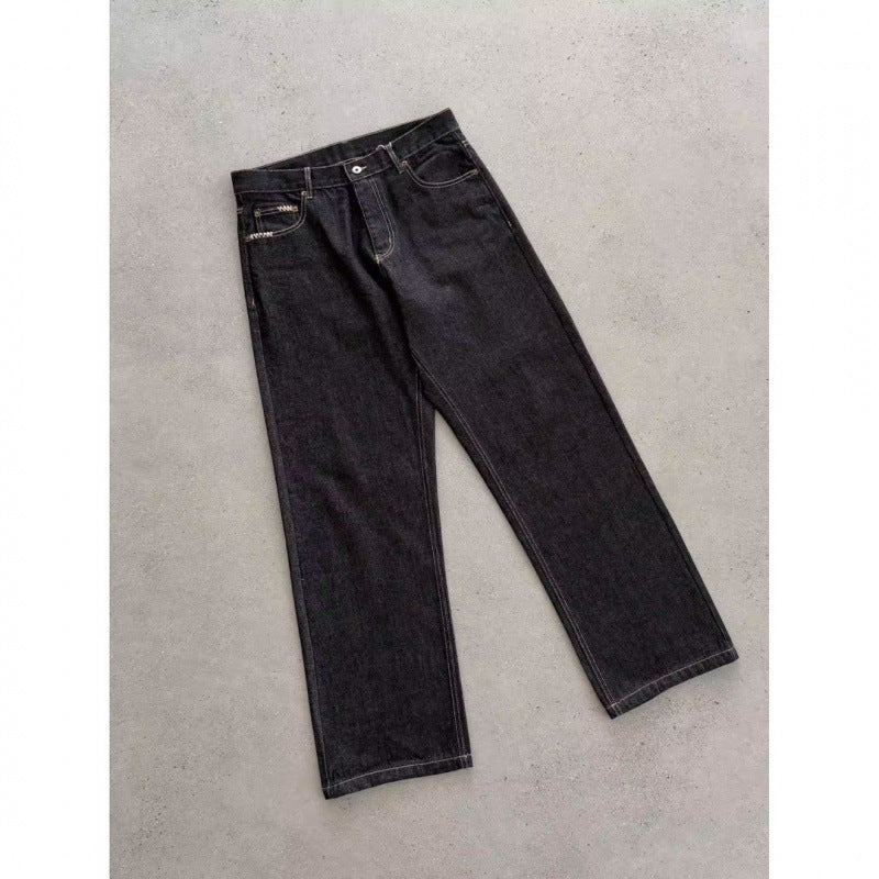 Jeans denim lavés polyvalents d'été pour les garçons