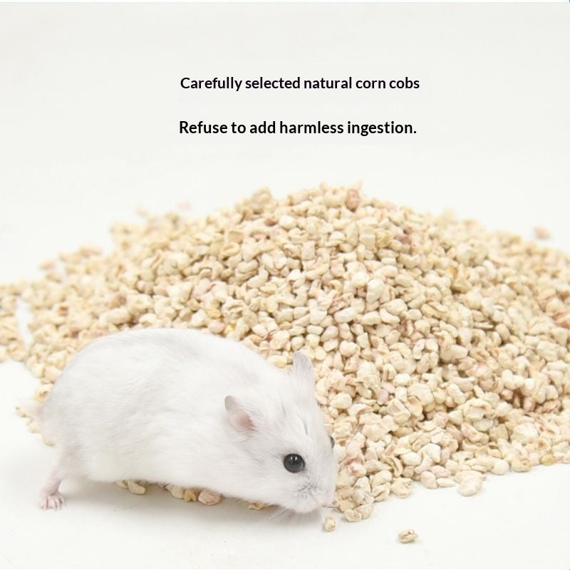 Literie de maïs hamster Refroidissement d'été Désodorisation des rasages de bois Fournitures de litière