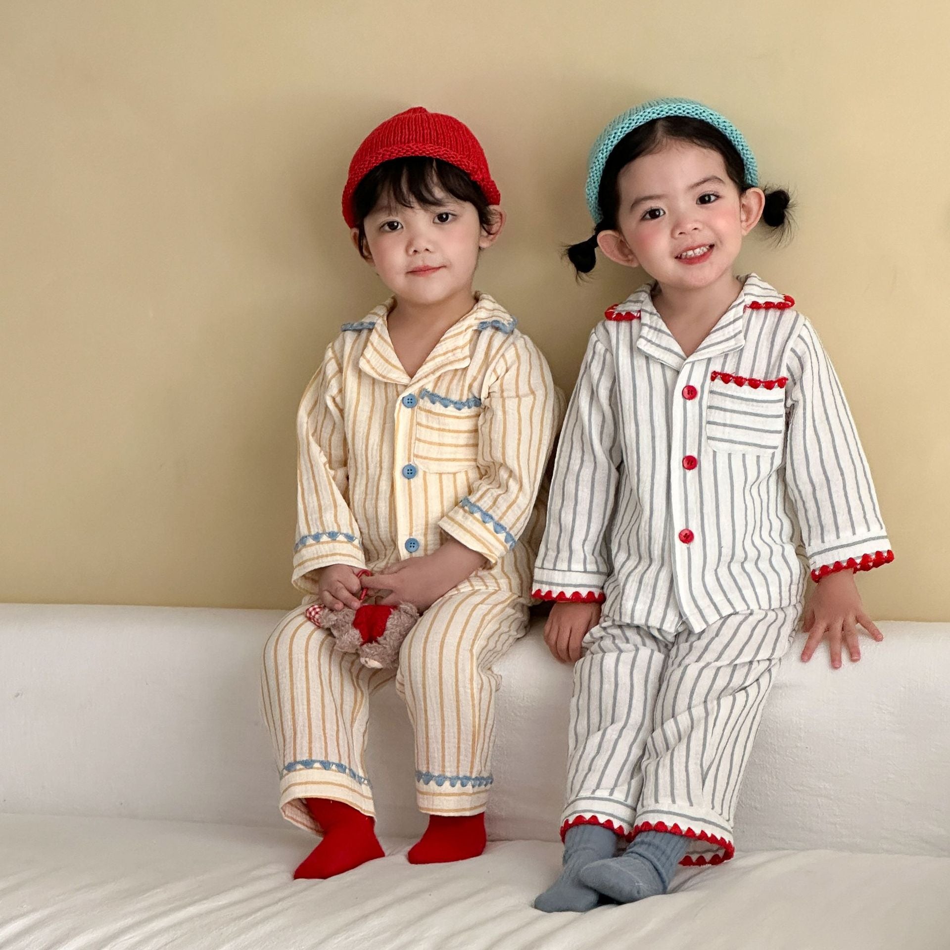 Ensemble de pyjama à manches longues Gauze pour enfants