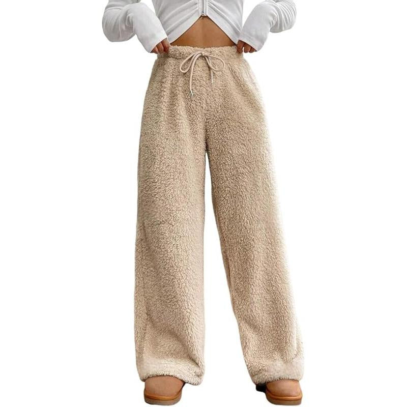 Pantalon large-jambe imprimé à l'épaisseur à l'épaisseur chic
