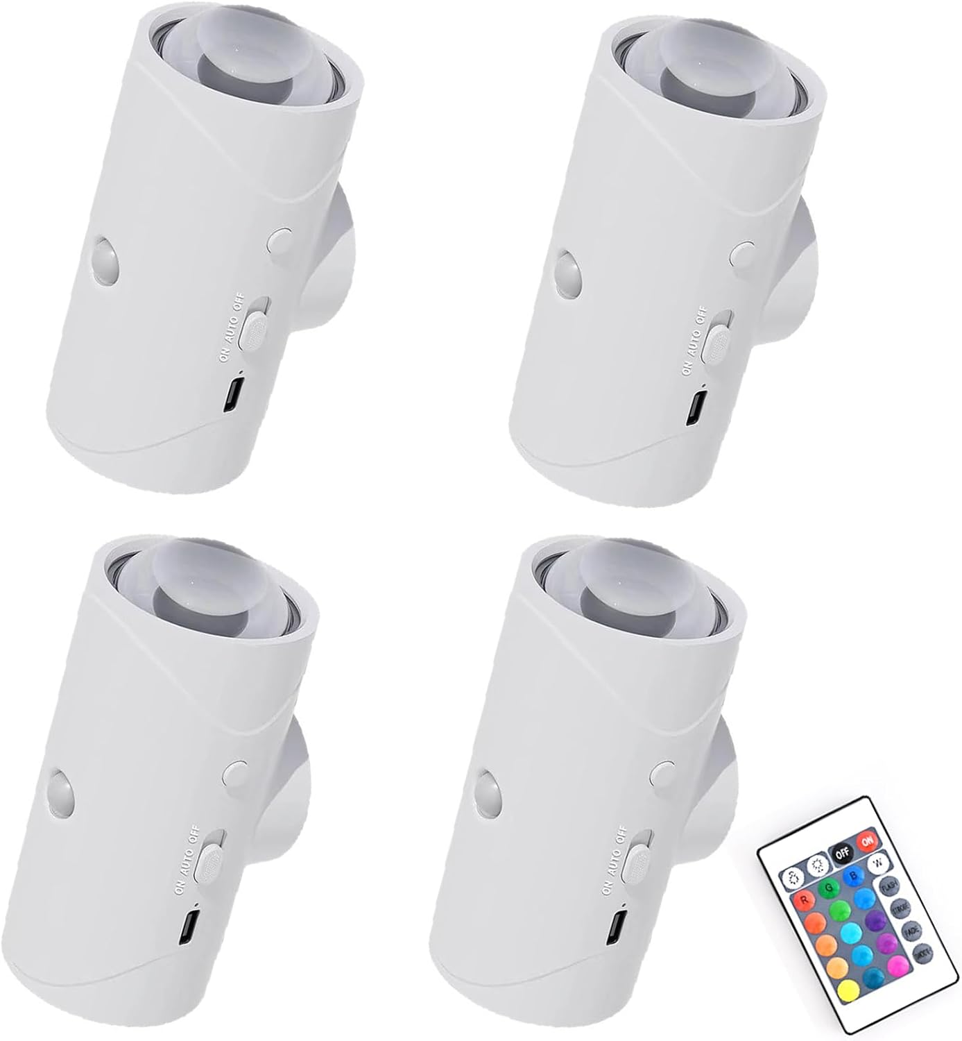 Feu de nuit du capteur de mouvement rechargeable