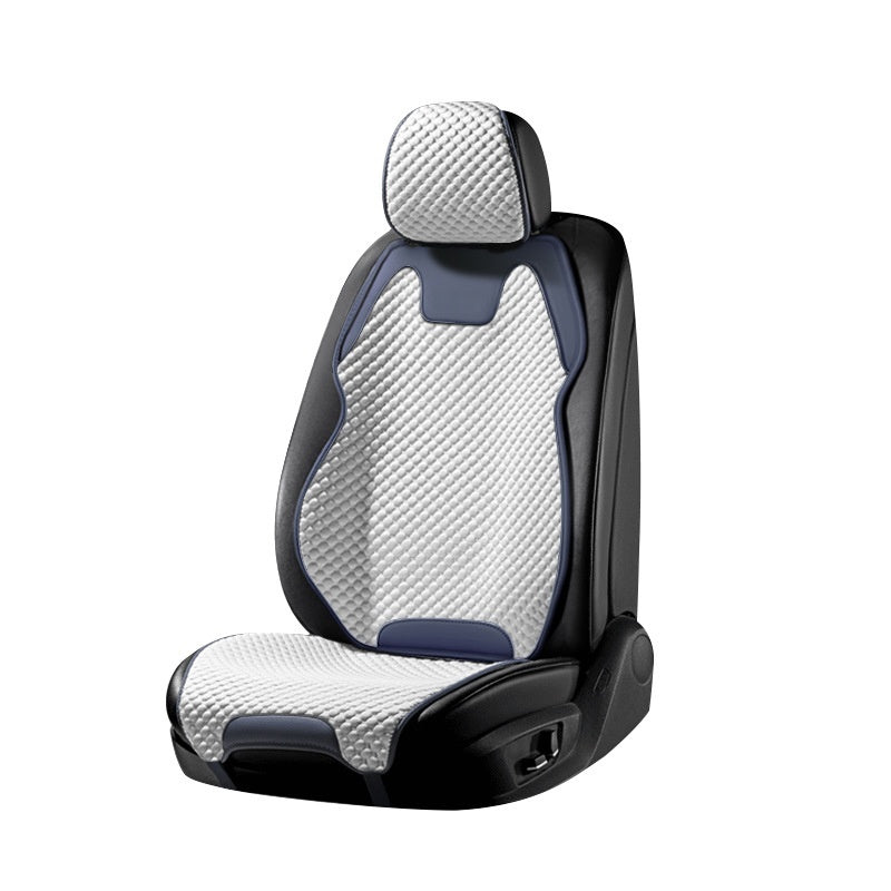 Coussin de siège de voiture respirant en soie glacée
