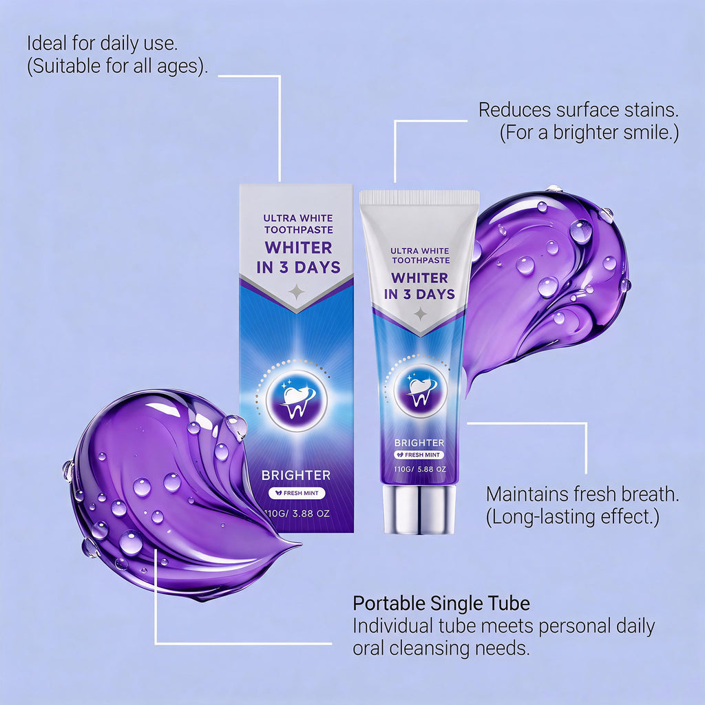 Dentifrice pourpre