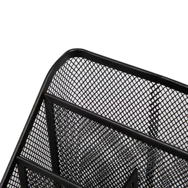 Mesh Medium Desktop Organizer Noir