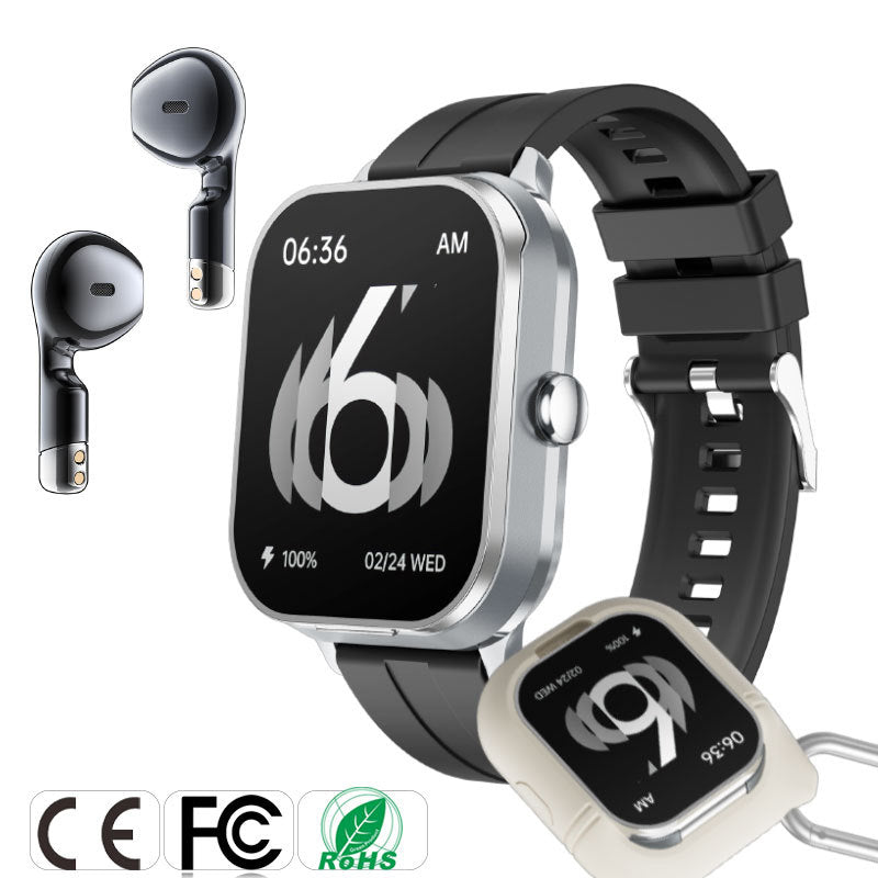 D8pro Smart Watch Casque Tws Deux-en-un Surveillance de la santé
