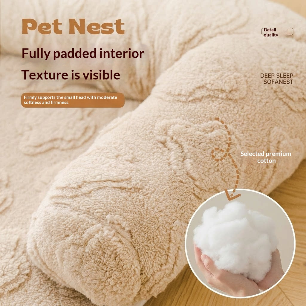Coussin de canapé pour chien non glissant