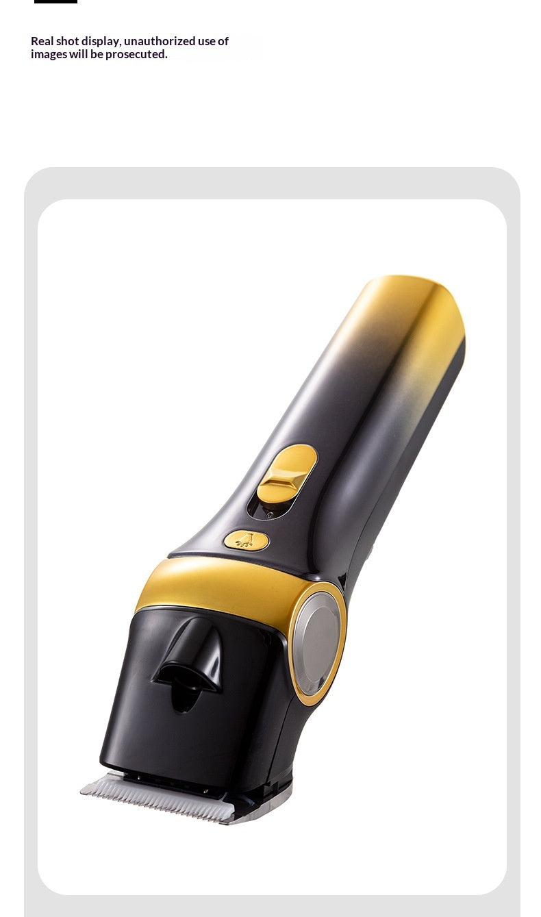 Clipper électrique 2-en-1 haute puissance avec lumière pour chiens et chats.