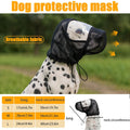 Masque de protection pour chien Muselière de chien Muselière de chien Mosquito et Insect-Proof Couverture de tête respirante A
