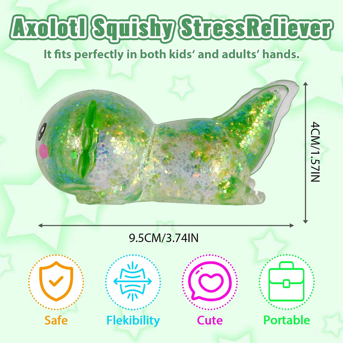 Axolotl Squishy Toy