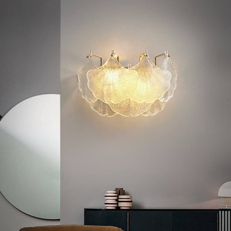 Lampe murale de style français de chambre à coucher de luxe léger